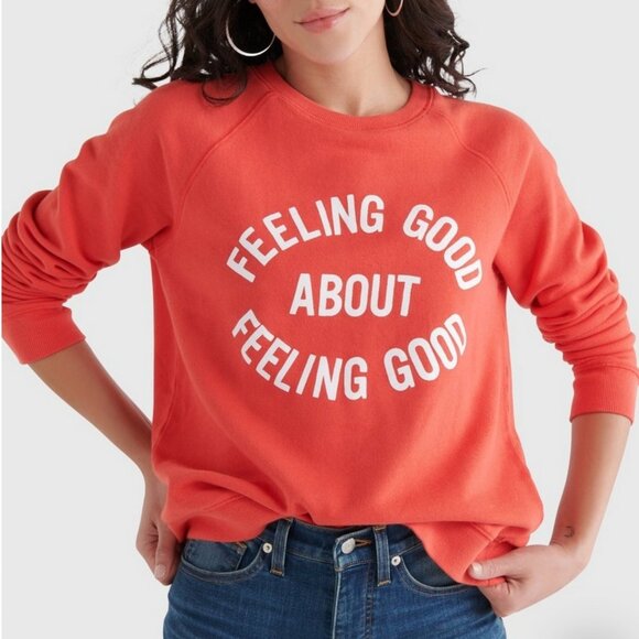 Lucky Brand Tops - Deadstock LUCKY BRAND feeling good sweatshirt  Size Small